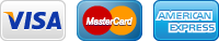 VISA | MasterCard | American Express